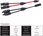 Solar Panel Y Branch Cable Connection Waterproof Adapter Connector Extension Usa