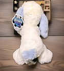 Toys R Us Animal Alley 11    Blue White Puppy Dog Soft Plush Nwt Htf
