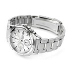 Seiko Chronograph Men s White Dial Stainless Steel Watch Snd187 Snd187p1