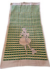 Vintage Startex Kitchen Towel Mcm Whimsical Housewife Green Yellow Checker