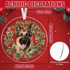 German Shepherd Christmas Ornament 2025- Large Size 3 94 In Custom Dog Christ   