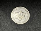1851 Three Cent Silver Piece Trime 3c Ungraded Us Coin Fine Details 