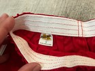 Vtg Nos 70 s Boys Russell Athletic Cotton Usa Gym Shorts Red   White Small