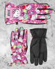 Lot Of 3 Hello Kitty Ski Gloves Size L xl New Color Pink Multicolor New