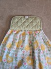 Vintage Kitchen Oven Door Hanging Dish Towel  Spring  Hand Made