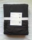 Pottery Barn Ruched Rosette Organic Duvet Cover Twin twin Xl Luxury Brand New