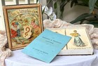 Rare Antique French Victorian Parlor Game Les Demandes Responses Complete Boxed