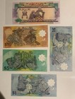 Lot Of 5x Brunei Notes  Unc 1992 Commemorative 25 Ringgits   10  5  1 Ringgits