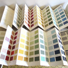Vintage Farrow   Ball Paint Sample Dorset England Colours- 2 Folding Samples