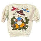 Vintage 80   s Disney X Patrick Jordan Donald Duck Scout Camping Kids Sweatshirt