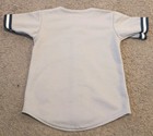 Vintage Majestic New York Yankees Gray Baseball Jersey Made In Usa Youth Small