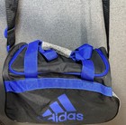 Adidas Duffle Gym Bag Diablo Small Blue Black Gray
