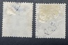 Denmark Scott   115 Two Stamps  Used  Lhm  All Perfs Intact 