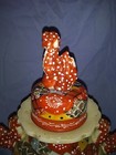 Japanese Satsuma Pottery 3d Dragons Lidded Art Vase Signed Antique Meiji Period