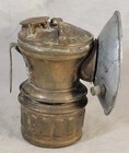 Vintage Shanklin Auto Lite Carbide Coal Miners Helmet Lamp