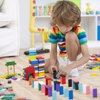 New-1000 Pcs Wooden Domino Set For Kids  Bulk Racing Tile Games