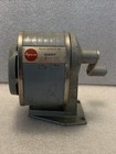 Vintage Apsco Giant 5 Hole Manual Hand-crank School Desk Mount Pencil Sharpener