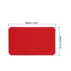 100pcs Blank Paper Business Cards 3 5  X 2  Small Index Flash Cards Note Red