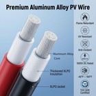 8 Awg Solar Panel Wire 2x10 Ft  8 Gauge Pv Wires 10ft 8awg  Red And Black