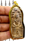 Phra Nak Prok Red Rust Ancient Thai Buddha Amulet Wat Ratchaburana Ayutthaya