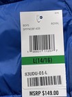 Spyder Jacket Boys Size Large Blue Water Resistant Thermal Web Winter Coat Nwt