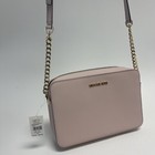 Michael Kors Jet Set Large East West Crossbody Powder Blush      New With Tag