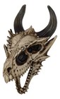 Jurassic Beowulf Gnarling Dragon Head Skull Realistic Fossil Wall Decor Figurine