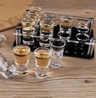  Shot Glass Holder Tray Acrilic Transparent   Black    just The Holder Not Glas 