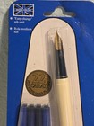 Vtg Osmiroid Calligraphy Cartridge Fountain Pen 22 Carat Gold Platenib Unopened 