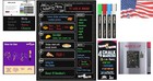 Magnetic Dry Erase Chalkboard - 15 6  X 11 6  Weekly Organizer With Bold Markers
