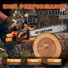 16  Brushless Chainsaw 40v Cordless Battery Powered Chain Saw 2  4 5ah Batteries