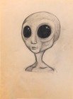 5 Original Concept Sketches Of Aliens By Mr  Bill Terezakis 