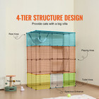 Large 4-tier Cat Cage 41 X 28 X 55  Metal Wire Cat Enclosure With Hammock