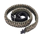 Tactical 550 Paracord Rifle Sling 2 Point Adjustable Swivel Shotgun Usa Stock