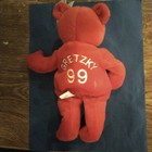 Salvino s Bammers Gretzky Plush Beanbag Bear Red  99  April 18 1999 Nhl