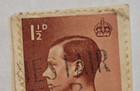 Great Britain Postage   King Edward Viii   1   D Red Stamp   Posted used   C 1936