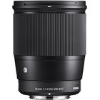 Sigma 16mm F1 4 Dc Dn Contemporary Prime Lens F Sony E New In Factory Box   Hood