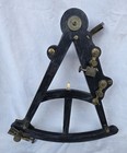 Ebony   Brass Norie   Co  London Antique Marine Octant 1813 -1840