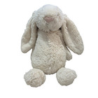 Jellycat Bashful Cream Bunny Rabbit 12in Plush Stuffed Animal Well Loved Floppy