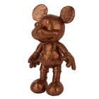 Disney Store Mickey Mouse Bronze Plush Toy Doll  Stuffed Animal 10  H