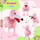 Animal Hand Puppets 11 Inch Bird Plush Toucan Owl Eagle Parrot Flamingo Peaco   