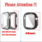 Apple Watch Series 8 7 6 5 4 se Screen Protector Case Iwatch 45 44 41 49mm Cover