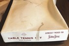 Neiman Marcus Vintage Table Tennis Set With Box- 2 Paddles  Balls And Net