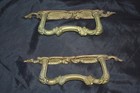 Antique Art Nouveau Metalwork Brass Drawer Pull Handles Pair