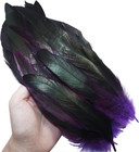 50pcs Colorful Rooster Tail Feathers Purple 20 To 25cm Coque Used For Stage Perf