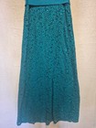 R m Richards Teal Sequin Lace Evening Ball Gown Dress Prom Wedding Guest Size 6
