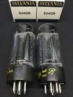 Matched Pair Sylvania 5u4gb Rectifier Vacuum Tubes Radio Amplifier Tested 139342