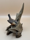 Wooden Hand Carved Wren Driftwood Mount Figure Signed-whaley   s Handcrafts 2021