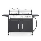Propane Gas Grill And Charcoal Grill Combo Dual Fuel Bbq Grill For Outdoor