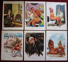 Huge Lot Of 50 Diff Eldon Dedini Full Magazine Page Risqu   Comic Cartoon Art